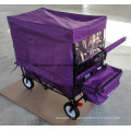 Trolley plegable de cuatro ruedas con la tienda